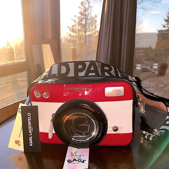 Karl Lagerfeld: Camera Ikons Photography Crossbody Bag - Picture 2 of 12